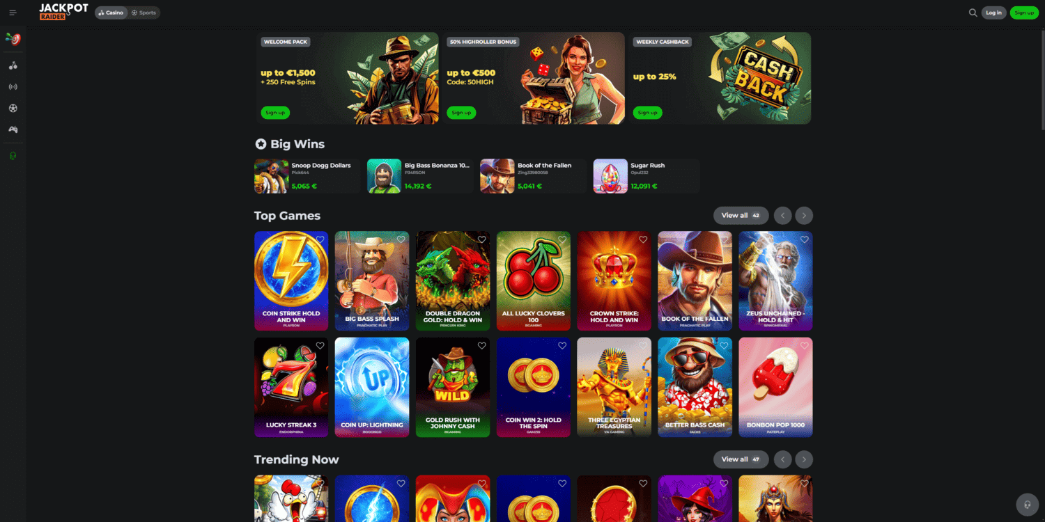 Jackpot Rider Casino